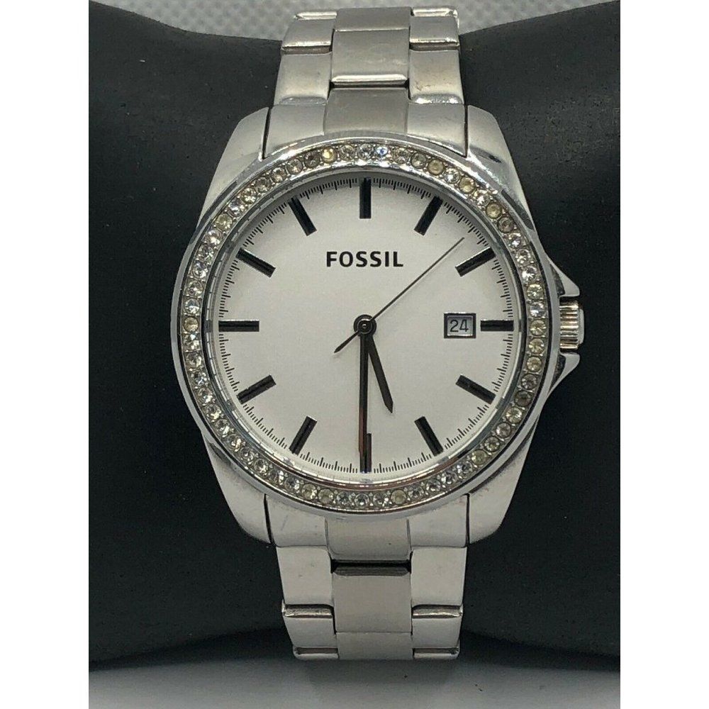 Fossil BQ3188 Womens Stainless Steel Analog Silver